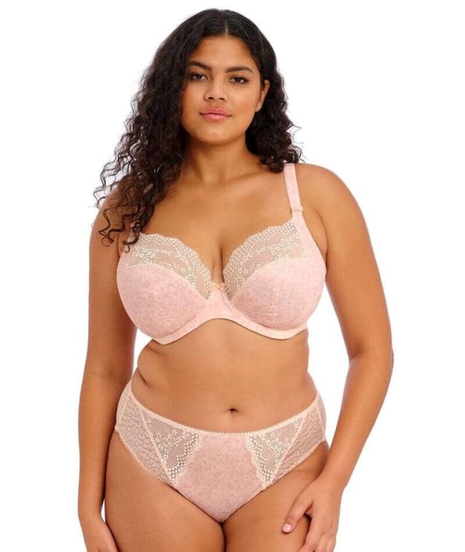 Elomi Lucie Underwire Stretch Plunge Bra - Pale Blush Bras