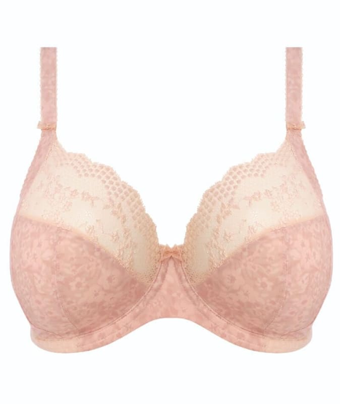 Elomi Lucie Underwire Stretch Plunge Bra - Pale Blush Bras