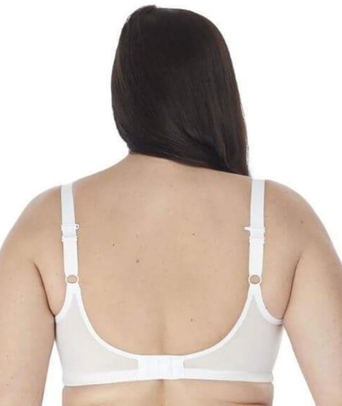 Elomi Matilda Underwired Plunge Bra - White Bras 