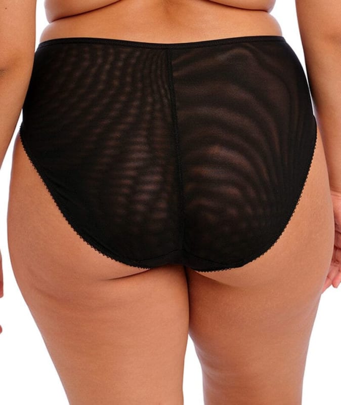 Elomi Namrah High Leg Brief - Jet Knickers