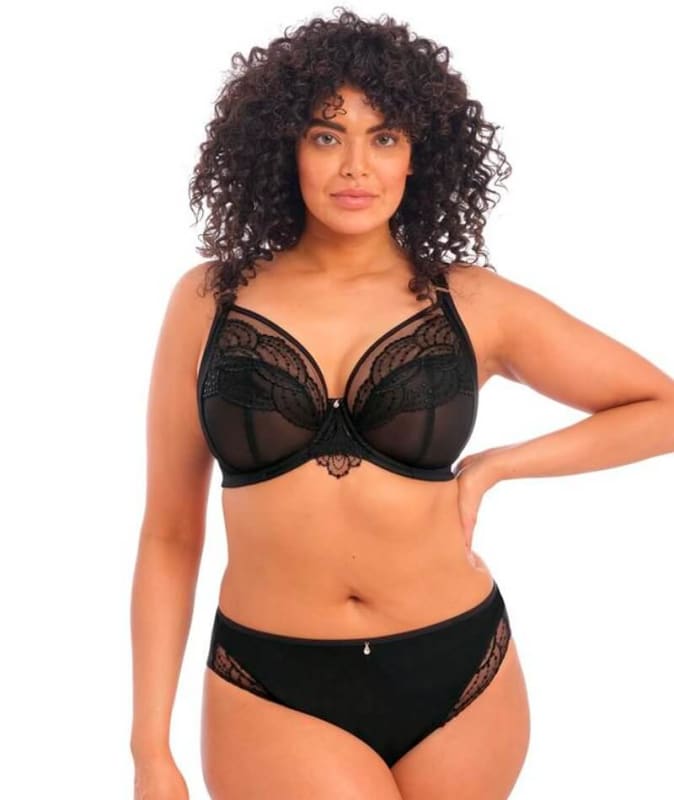 Elomi Priya Brazilian Brief - Black Knickers