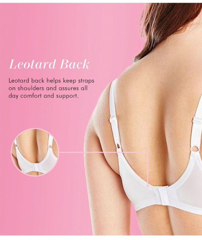 Exquisite Form Fully Minimiser Underwire Bra - White Bras