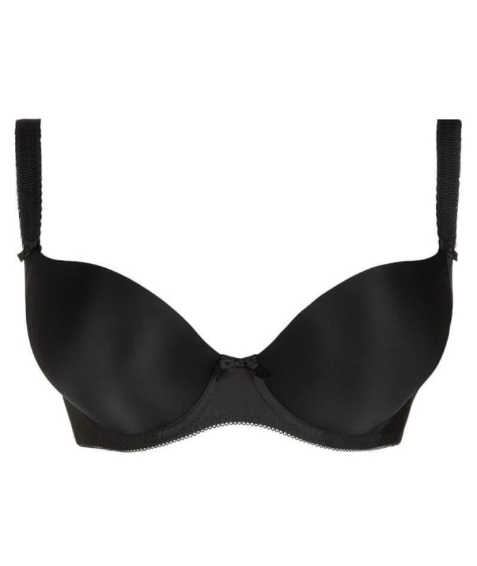 Freya Deco Moulded Plunge Bra - Black Bras
