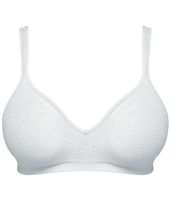 Playtex Comfort Revolution Swirl Wirefree Bra - White Swirl Bras 