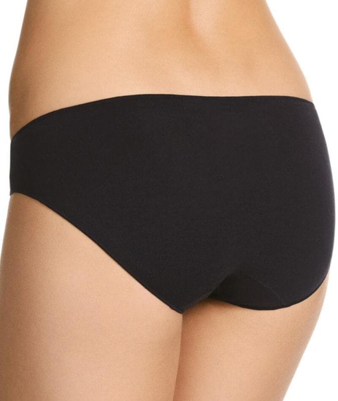 Jockey No Panty Line Promise Bamboo Natural Bikini - Black Knickers