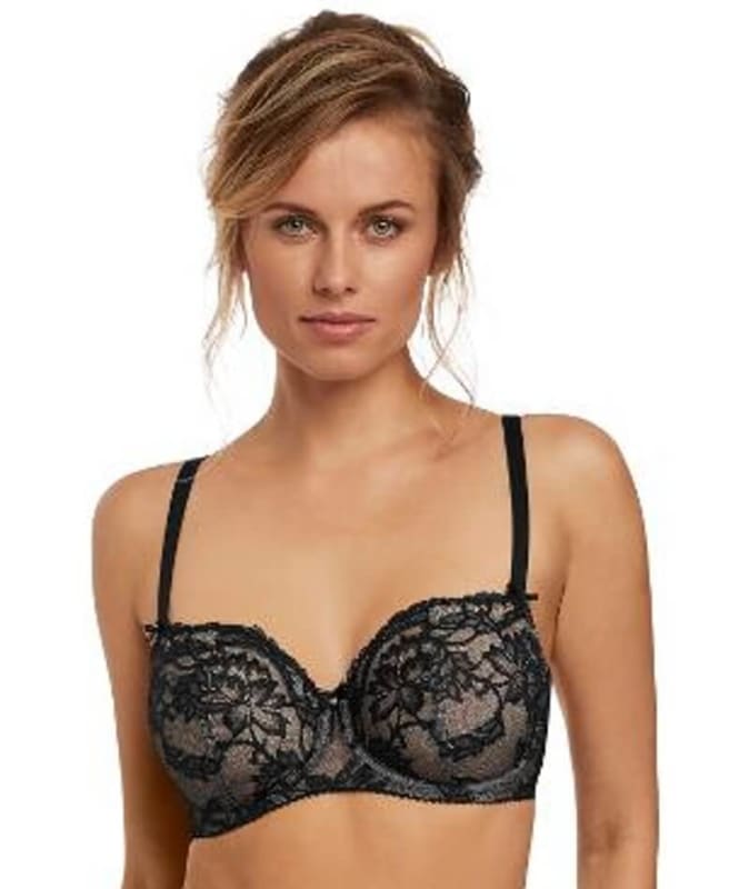 Fantasie Bronte Underwire Vertical Seam Bra - Black Bras 8D Black