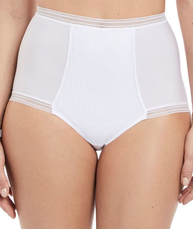 Fantasie Fusion High Waist Brief - White Knickers 18 White