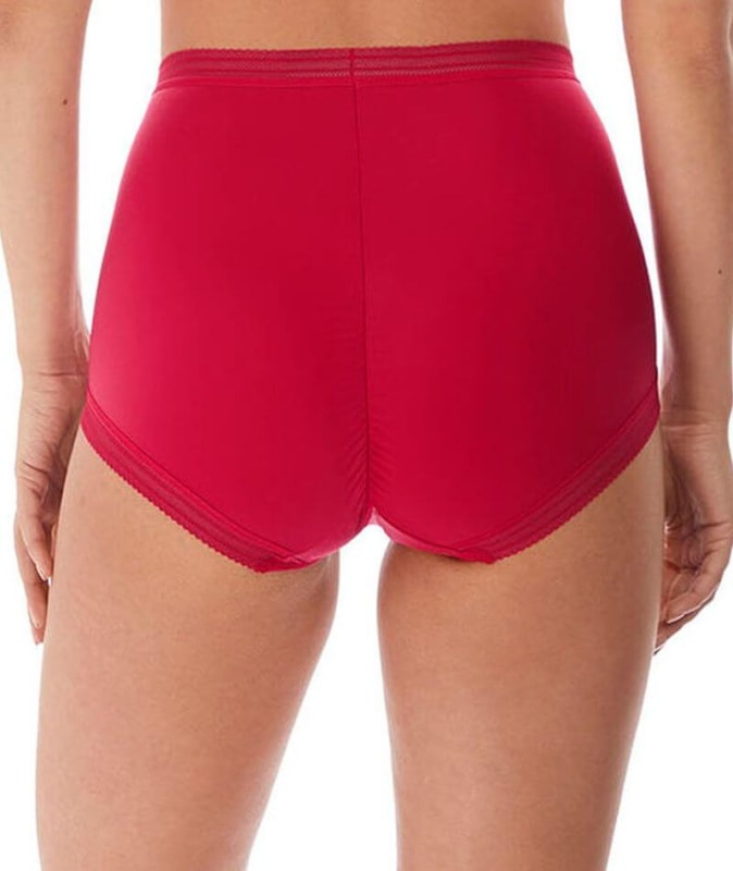 Fantasie Fusion High Waist Brief - Red Knickers