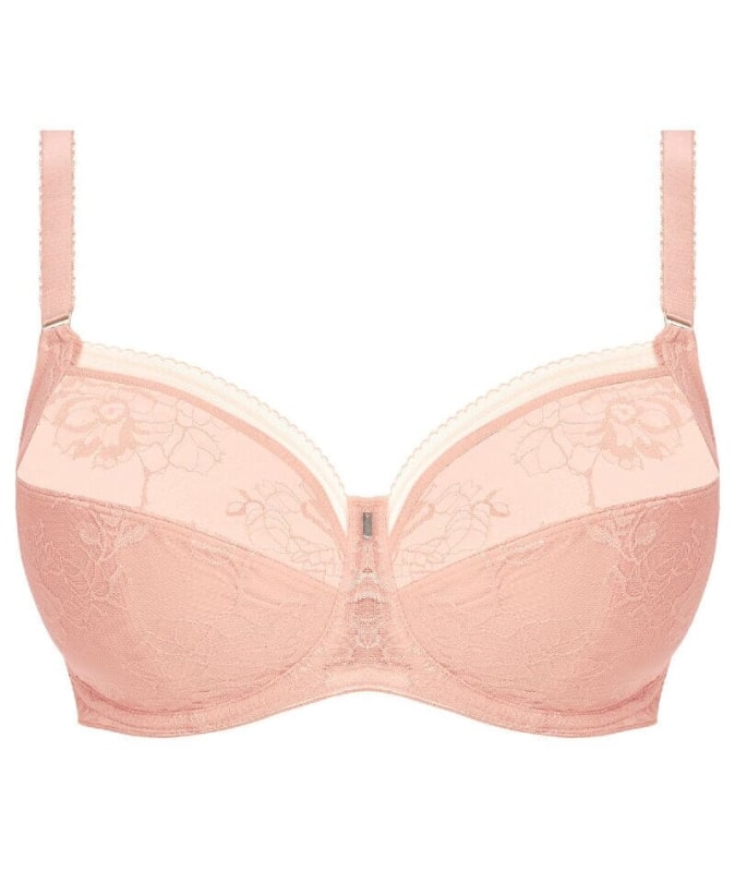 Fantasie Fusion Lace Underwire Full Cup Side Support Bra - Blush Bras