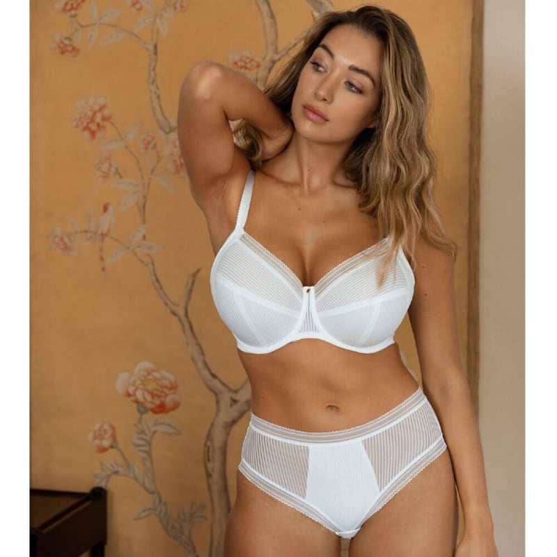 Fantasie Fusion Underwired Full Cup Side Support Bra - White Bras