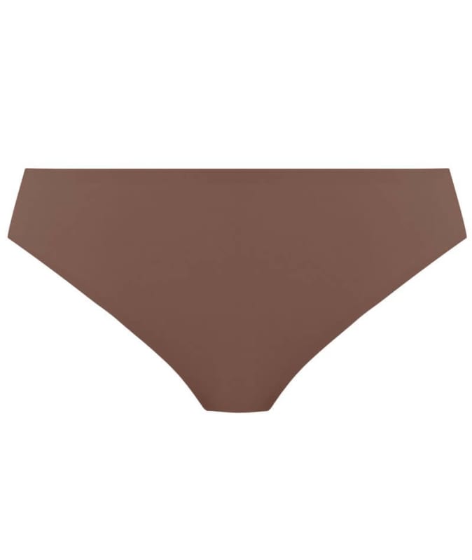 Fantasie Smoothease Invisible Stretch Thong - Coffee Roast Knickers 