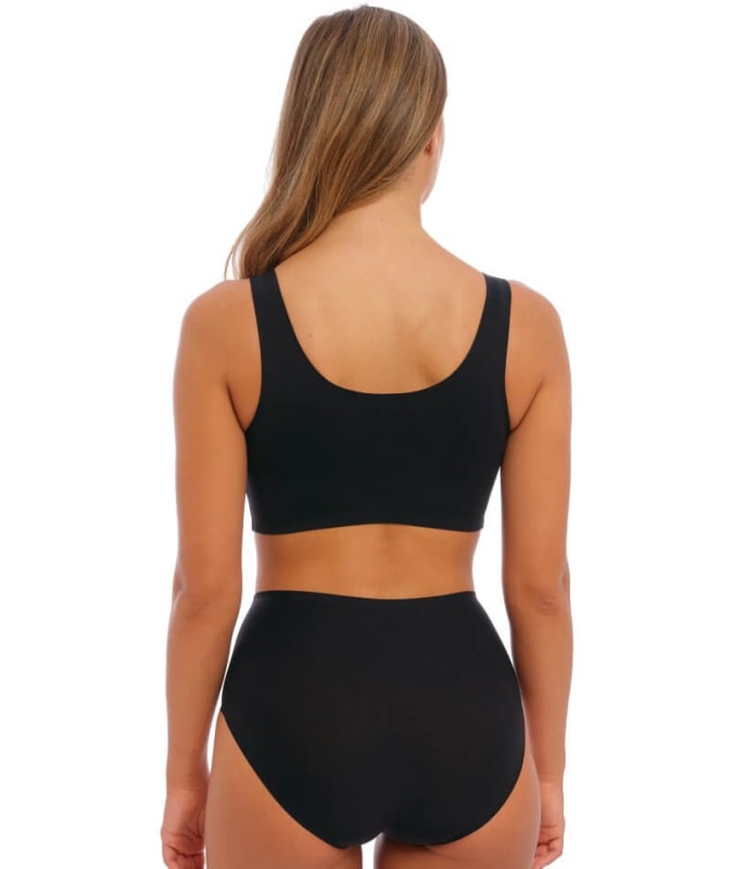 Fantasie Smoothease Invisible Stretch Full Brief - Black Knickers