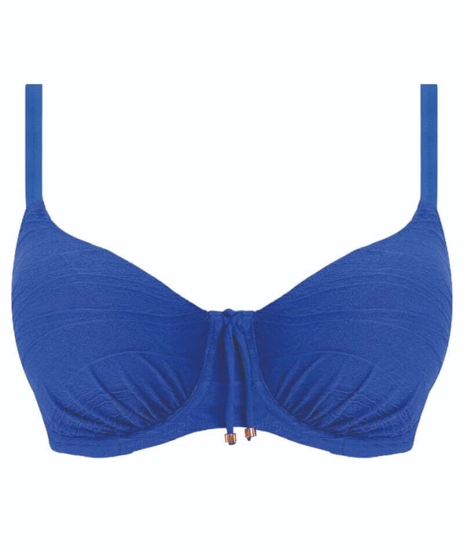 Fantasie Swim Beach Waves Underwire Gathered Full Cup Bikini Top - Ultramarine Swim