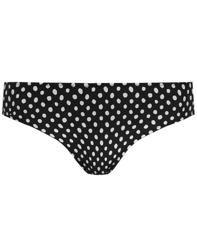 Fantasie Swim Santa Monica Mid Rise Bikini Brief - Black & White Swim 