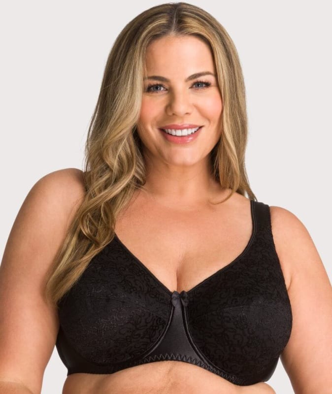 Fayreform Charlotte Underwire Bra - Black Bras 12DD