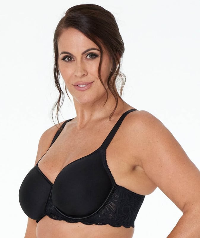 Fayreform Lace Perfect Contour Spacer Bra - Black Bras