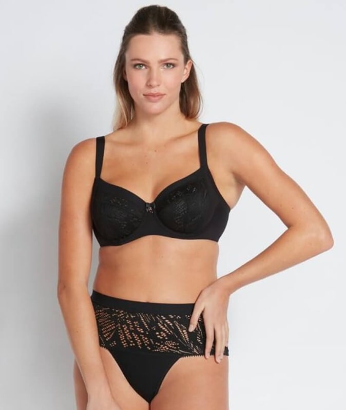 Fayreform The Minimalist Underwire Bra - Black Bras 