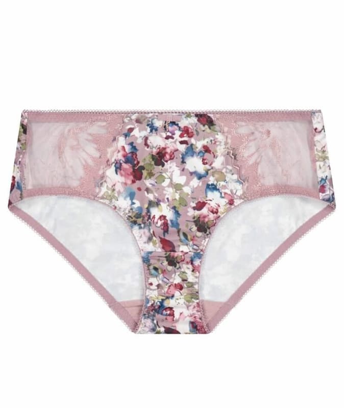 Fayreform Thoughtful Boyleg Brief - Elderberry Floral Print Knickers