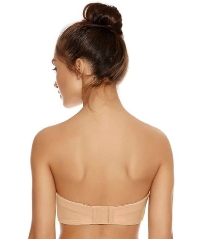 Freya Deco Underwired Moulded Strapless Bra - Nude Bras