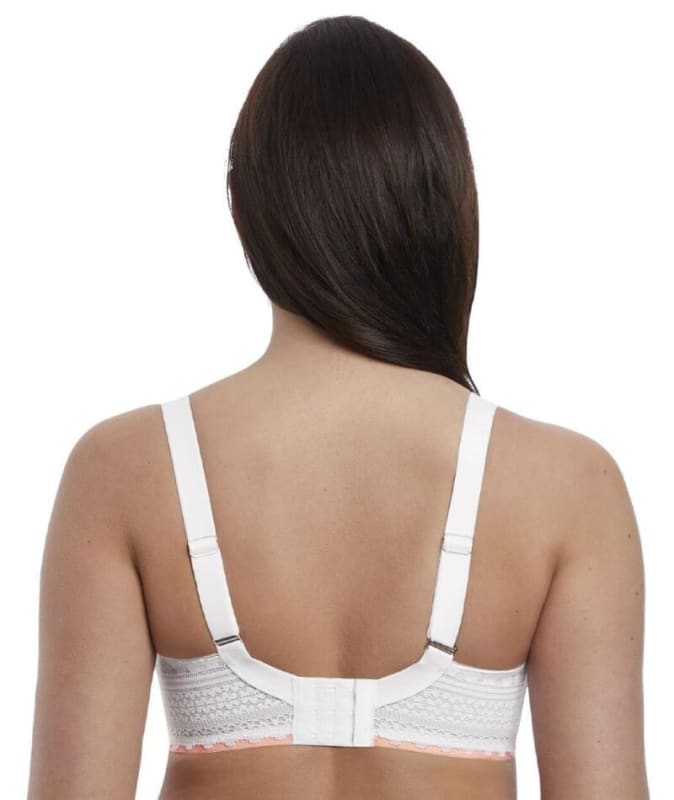 Freya Daisy Lace Underwire Balcony K Cup Bra - White Bras