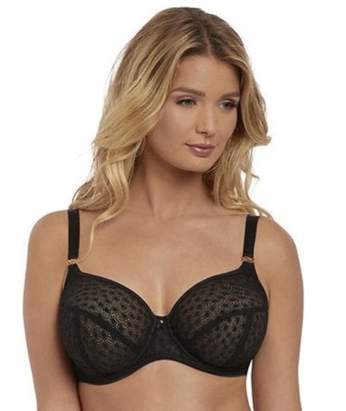 Freya Starlight Underwire Balcony Side Support Bra - Black Bras