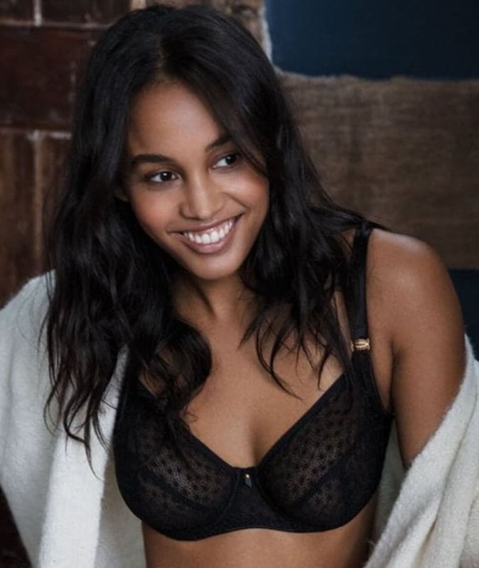 Freya Starlight Underwire Balcony Side Support Bra - Black Bras