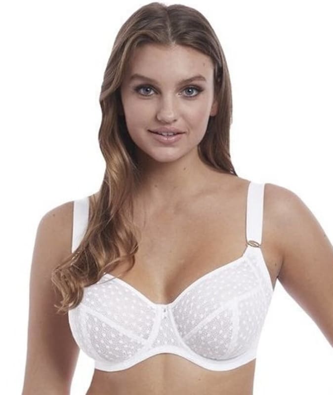 Freya Starlight Underwire Balcony Side Support Bra - White Bras 6D White