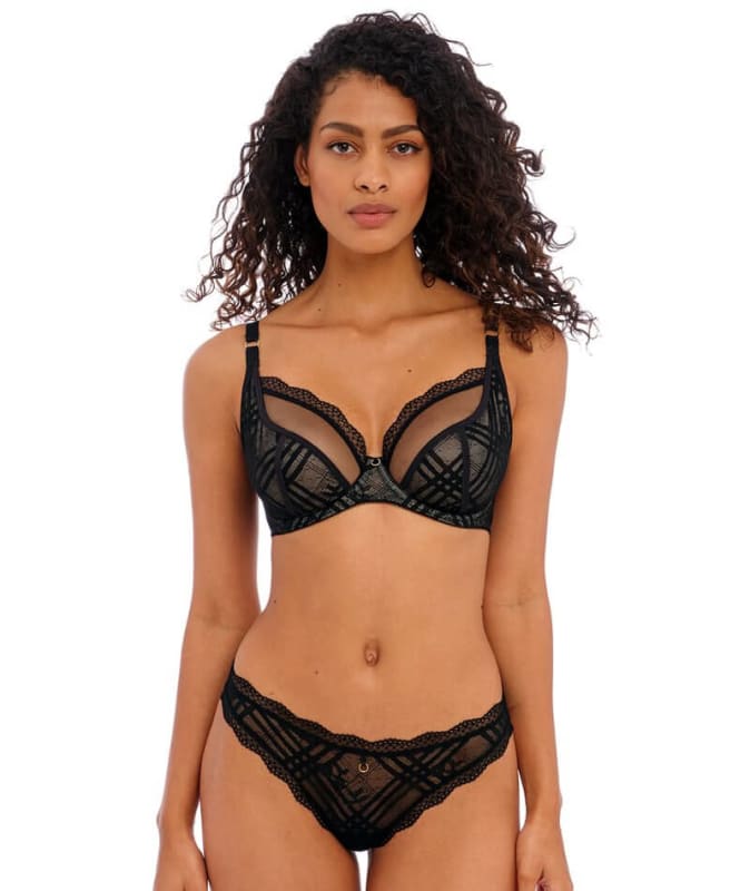 Freya Fatale Brazilian Brief - Noir Knickers