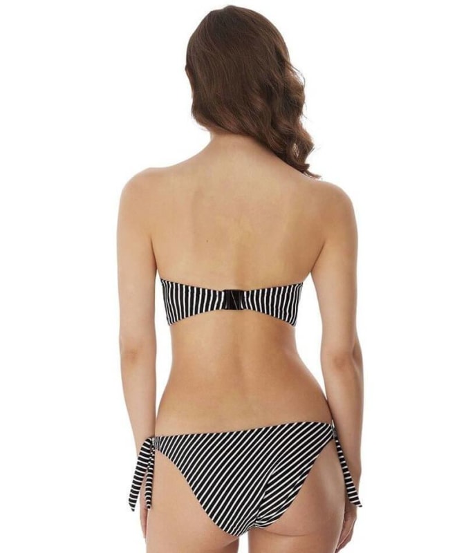 Freya Swim Beach Hut Underwire Padded Bandeau Bikini - Black Swim