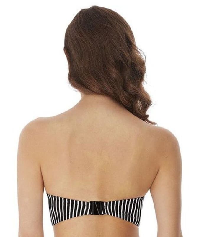 Freya Swim Beach Hut Underwire Padded Bandeau Bikini - Black Swim