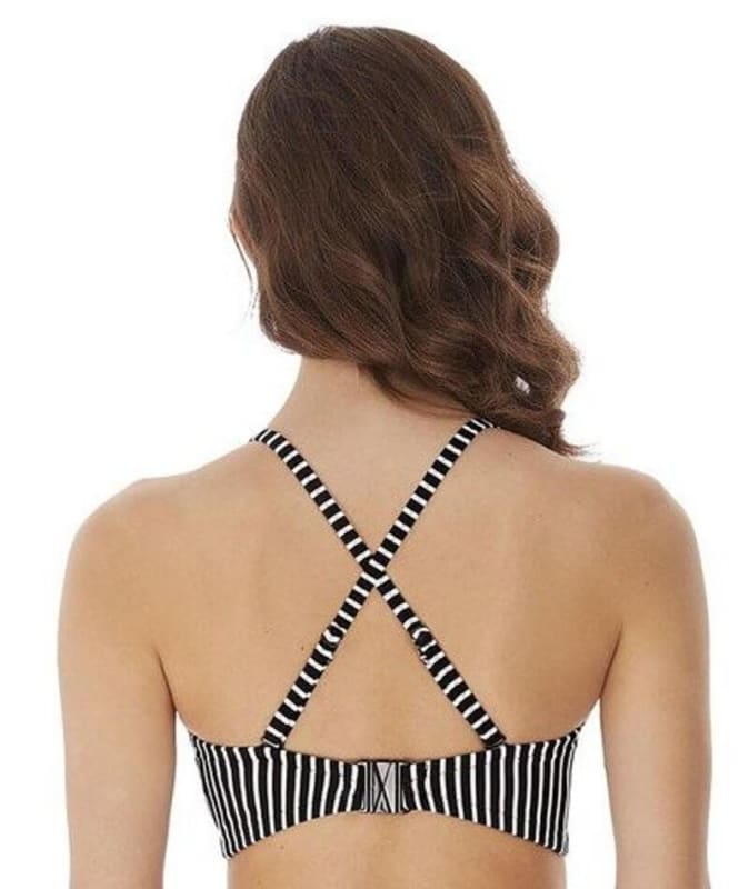 Freya Swim Beach Hut Underwire Padded Bandeau Bikini - Black Swim