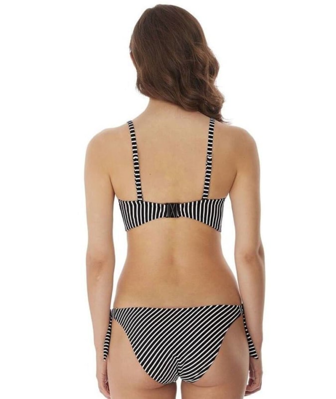 Freya Swim Beach Hut Underwire Padded Bandeau Bikini - Black Swim