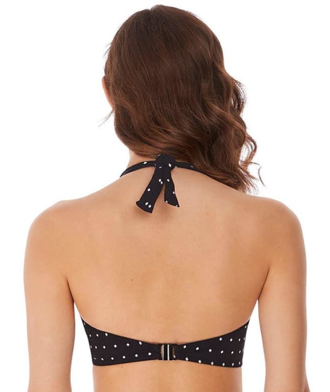 Freya Swim Jewel Cove Underwire Banded Halter Bikini Top - Black Swim