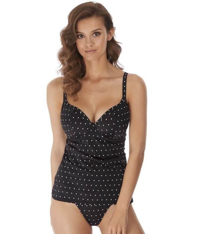Freya Swim Jewel Cove Underwire Non-Padded Plunge Tankini - Black Swim 8D Black