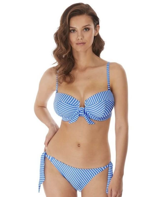 Freya Swim Beach Hut Underwire Padded Bandeau Bikini - Blue Moon Swim