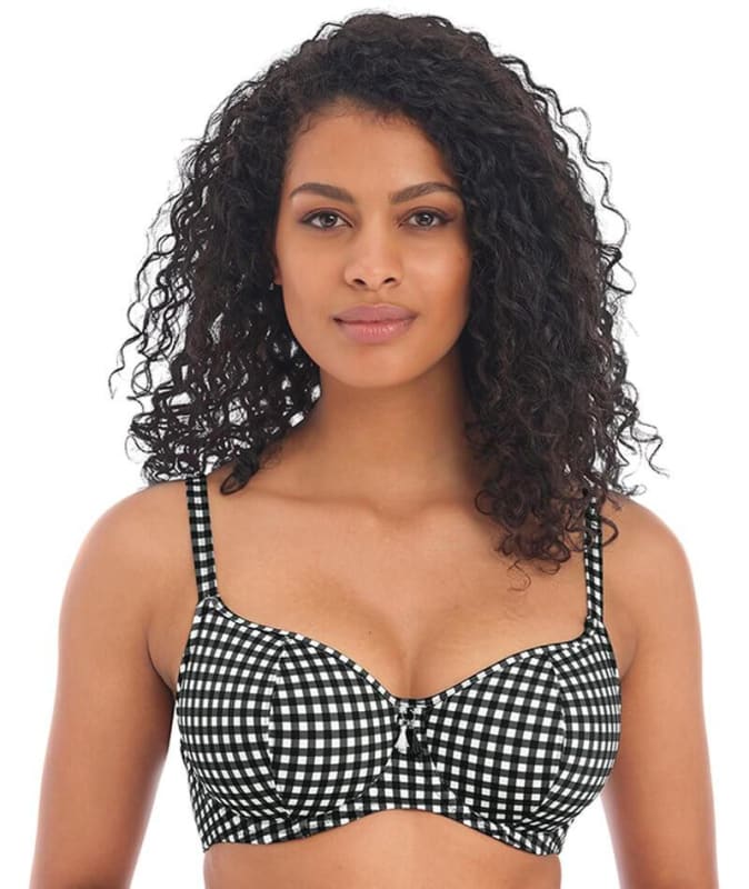 Freya Swim Check In Underwired Sweetheart Bikini Top - Monochrome Swim 8D Monochrome