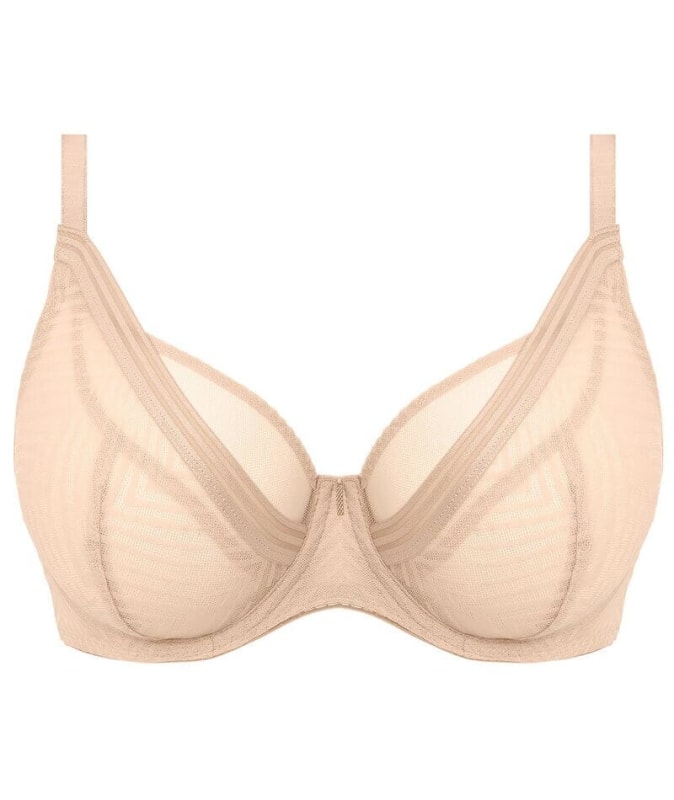 Freya Tailored Underwire High Apex Plunge Bra - Natural Beige Bras