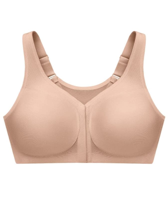 Glamorise MagicLift Front-Closure Posture Back Wire-free Bra - Cafe Bras