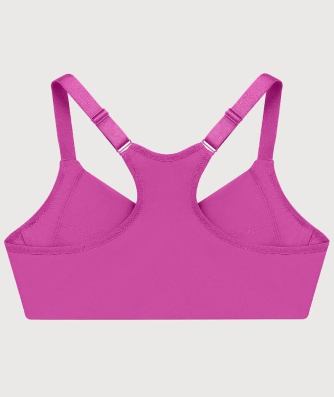 Glamorise Front-Closure Smoothing WonderWire Bra - Berry Bras 