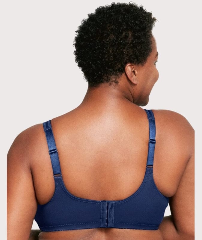 Glamorise MagicLift Minimizer Wire-free Bra - Blue Bras