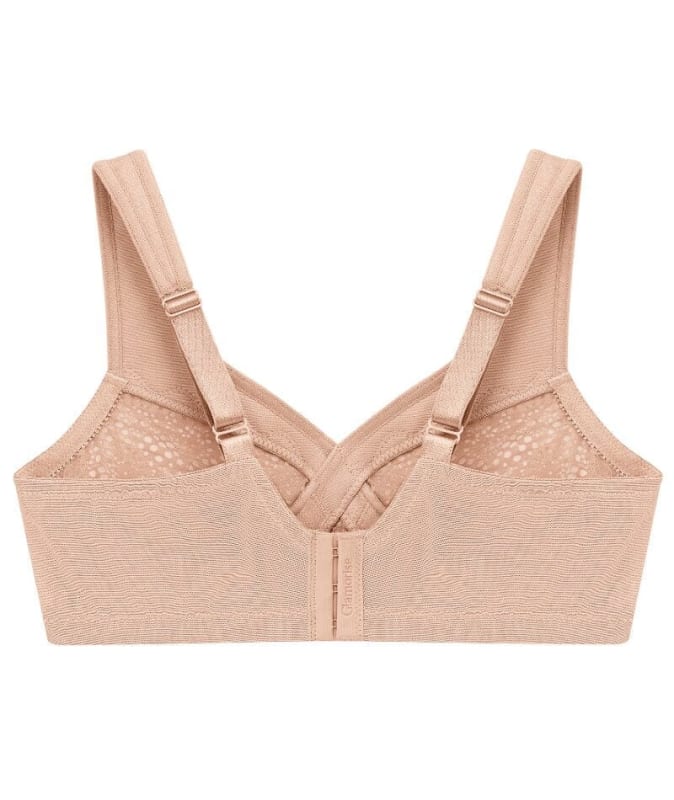 Glamorise MagicLift Moisture Control Wire-free Bra - Cafe Bras