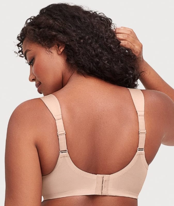 Glamorise MagicLift Seamless Support Wire-free T-Shirt Bra - Cafe Bras