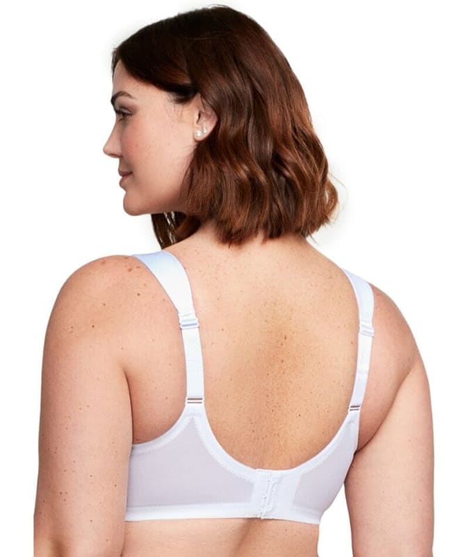 Glamorise MagicLift Seamless Support Wire-free T-Shirt Bra - White Bras