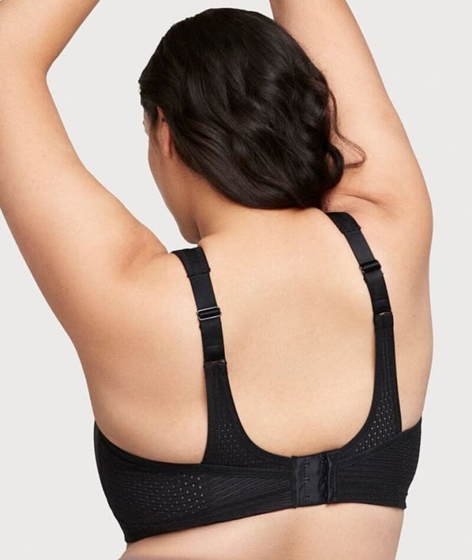 Glamorise No-Bounce Camisole Elite Wire-free Sports Bra - Black Bras 