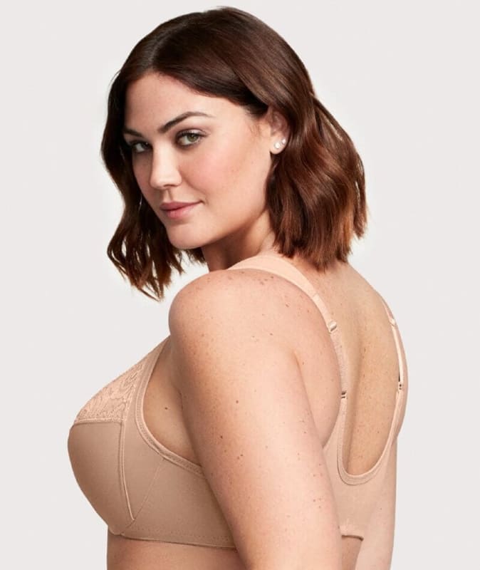 Glamorise WonderWire Front-Closure Bra - Cafe Bras 