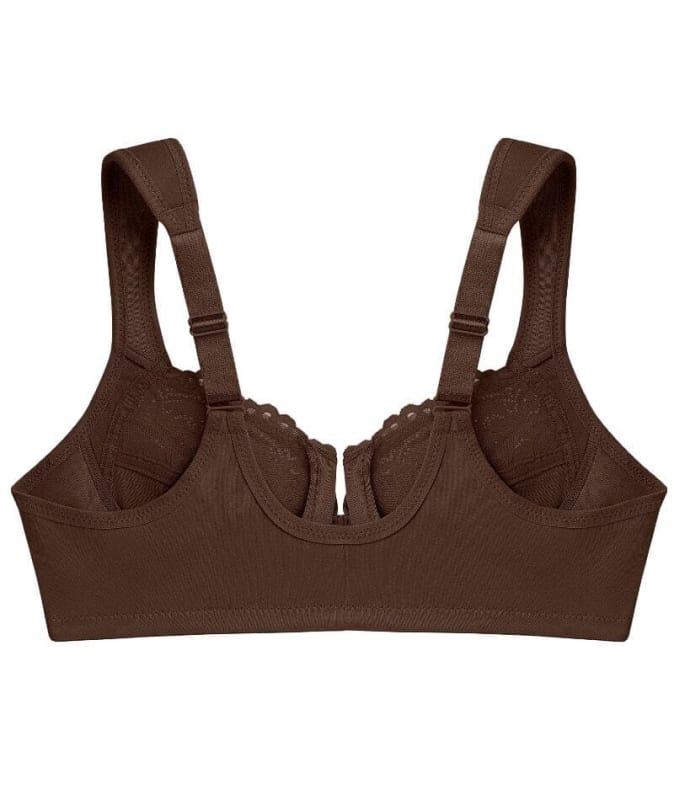 Glamorise WonderWire Front-Closure Bra - Mocha Bras