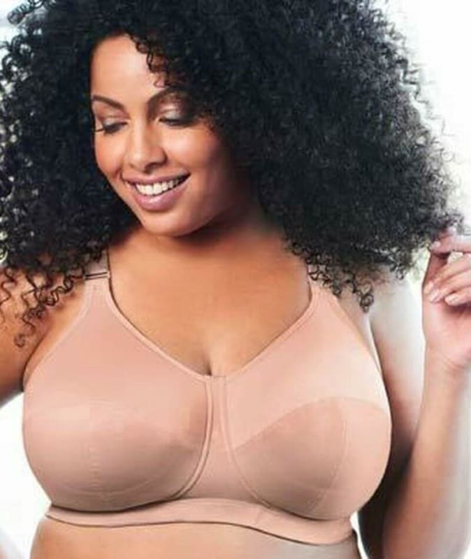 Goddess Celeste Non-Underwired Bra - Fawn Bras