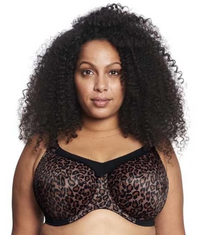 Goddess Kayla Underwire Full Cup Bra - Dark Leopard Bras
