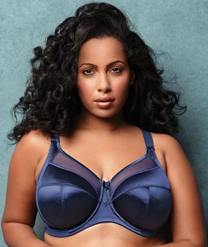 Goddess Keira Underwired Banded Bra - Ink Bras