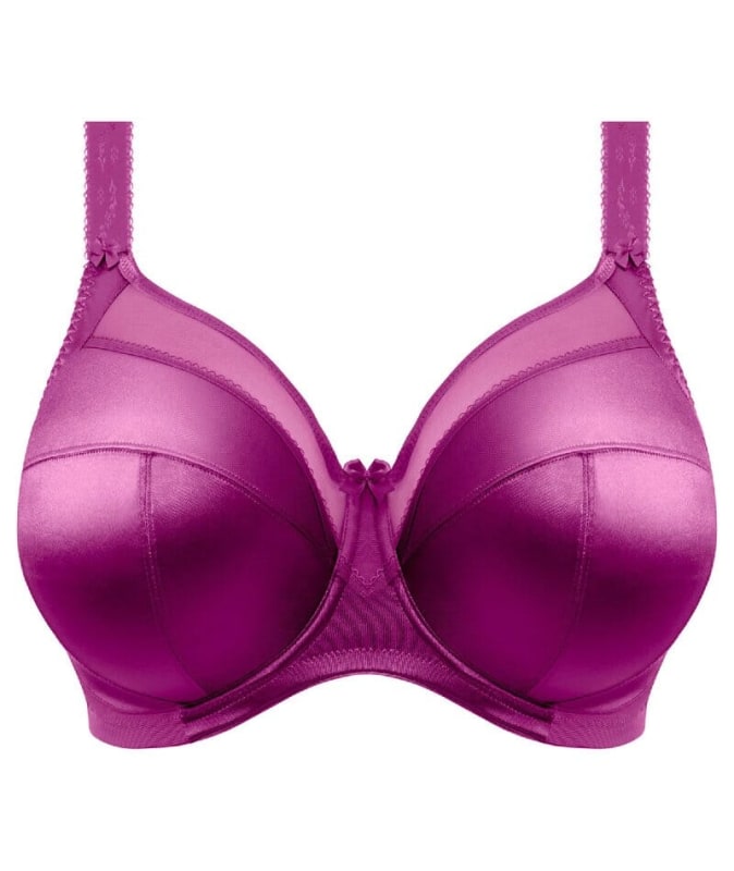 Goddess Keira Underwired Banded Bra - Magenta Mix Bras 